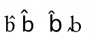 Click image for larger version

Name:	b-hat.in.Different.Fonts.png
Views:	229
Size:	3.8 KB
ID:	197910