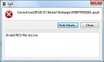 Click image for larger version

Name:	error.jpg
Views:	158
Size:	31.2 KB
ID:	94932